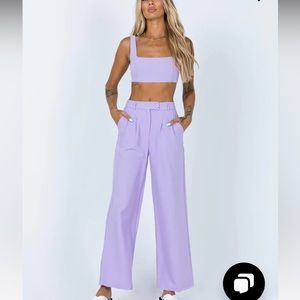 Princess Polly Huxley set Lilac Purple